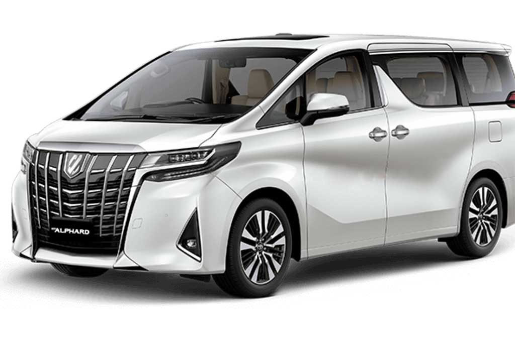 Toyota Alphard premium vehicle in Bali
